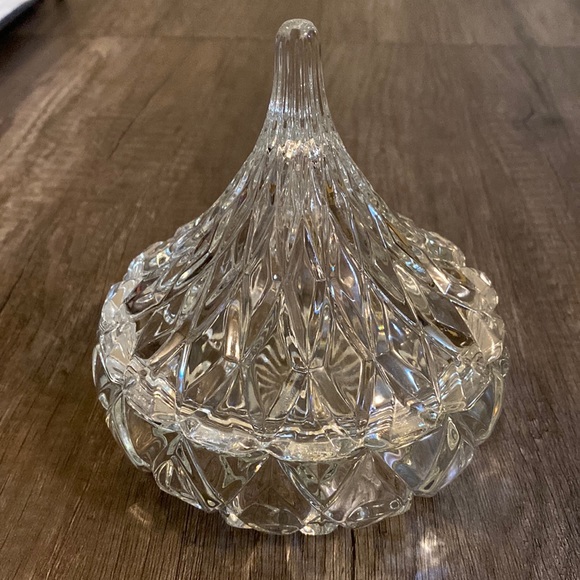 Candy Dish, Crystal Hershey's Kiss - Picture 2 of 7